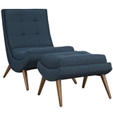Modway Furniture Modern Ramp Upholstered Fabric Lounge Chair Set - EEI-2143