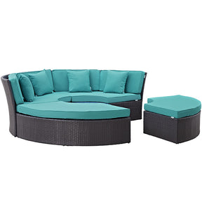 Modway Furniture Modern Convene Circular Outdoor Patio Daybed Set EEI-2171-Minimal & Modern