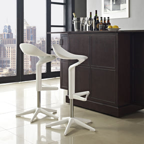 Modway Furniture Flare Modern Bar Stool EEI-218-WHI-Minimal & Modern