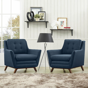 Modway Furniture Modern Beguile 2 Piece Upholstered Fabric Living Room Set - EEI-2185