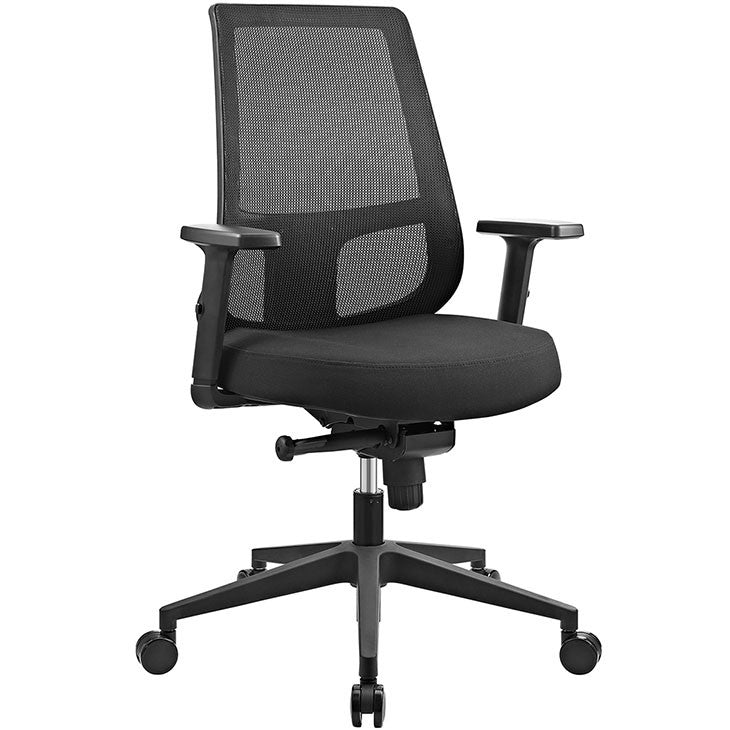 Modway Furniture Modern Pump Office Chair in Black EEI-2215-BLK-Minimal & Modern