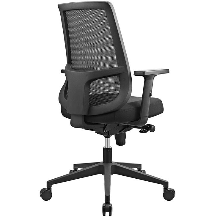 Modway Furniture Modern Pump Office Chair in Black EEI-2215-BLK-Minimal & Modern