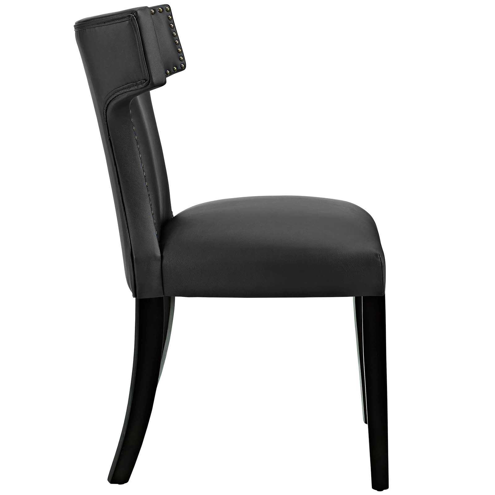 Modway Furniture Modern Curve Vinyl Dining Chair - EEI-2220-Minimal & Modern