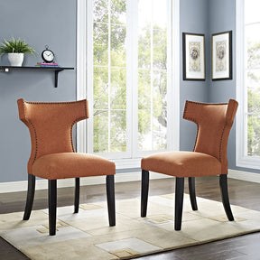 Modway Furniture Curve Fabric Dining Chair - EEI-2221-Minimal & Modern