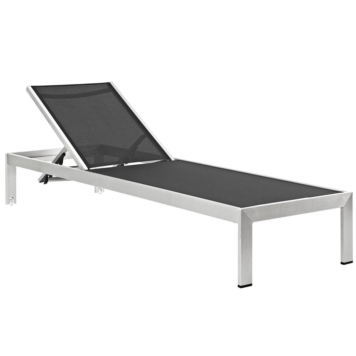Modway Furniture Modern Shore Outdoor Patio Aluminum Mesh Chaise - EEI-2249