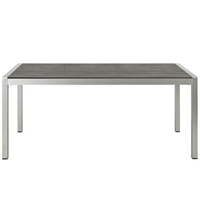 Modway Furniture Modern Shore Outdoor Patio Aluminum Dining Table - EEI-2251