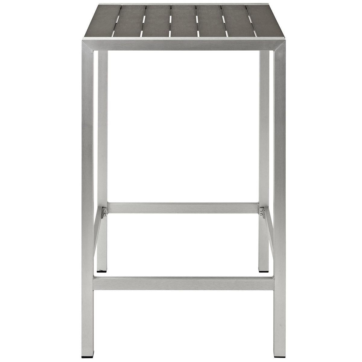 Modway Furniture Modern Shore Outdoor Patio Aluminum Bar Table - EEI-2256