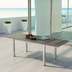 Modway Furniture Modern Shore Outdoor Patio Wood Dining Table - EEI-2257