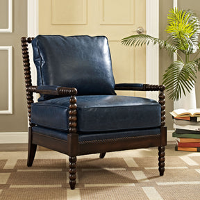 Modway Furniture Modern Revel Upholstered Vinyl Armchair - EEI-2304-Minimal & Modern
