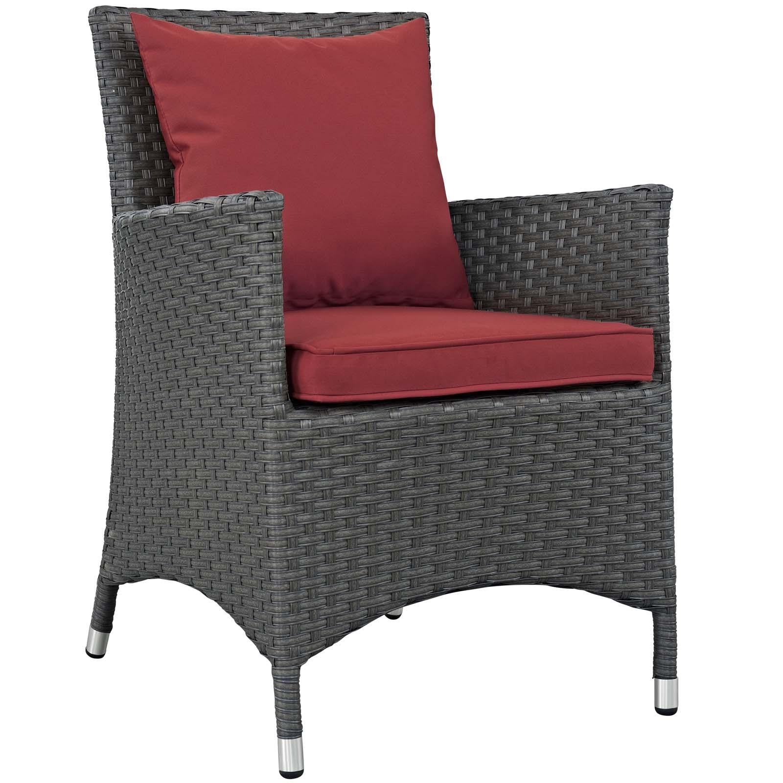 Modway Furniture Modern Sojourn 9 Piece Outdoor Patio Sunbrella® Dining Set - EEI-2309