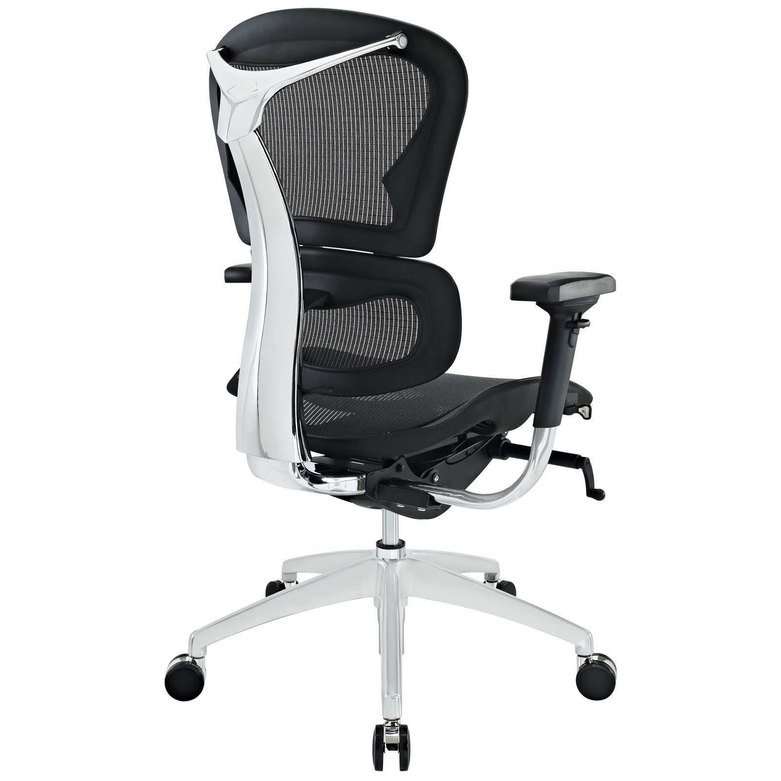 Modway Modern Lift Mid Back Adjustable Computer Office Chair EEI-233-BLK-Minimal & Modern