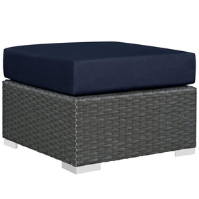 Modway Furniture Modern Sojourn 8 Piece Outdoor Patio Sunbrella® Sectional Set - EEI-2376