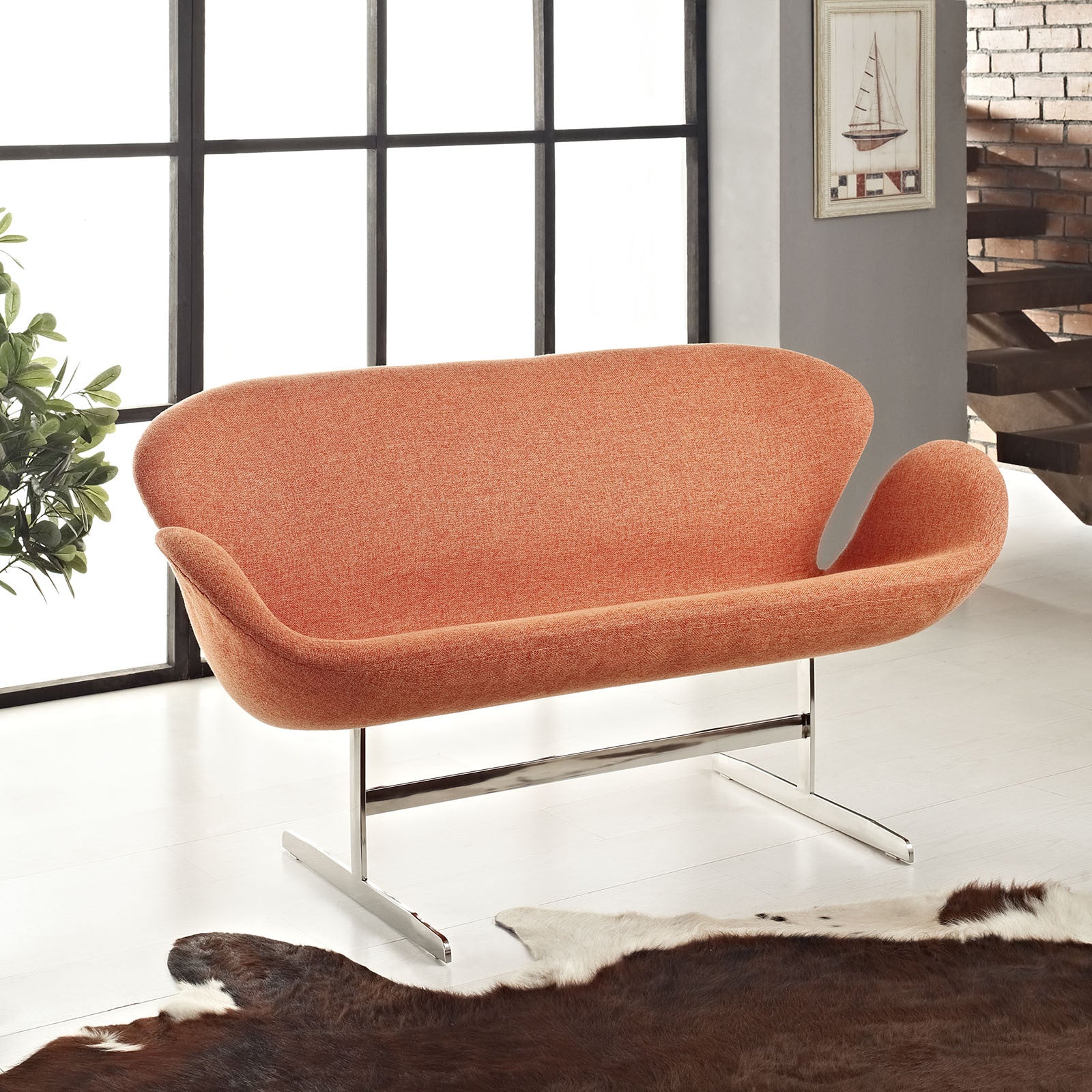 Modway Furniture Wing Loveseat EEI-238-Minimal & Modern