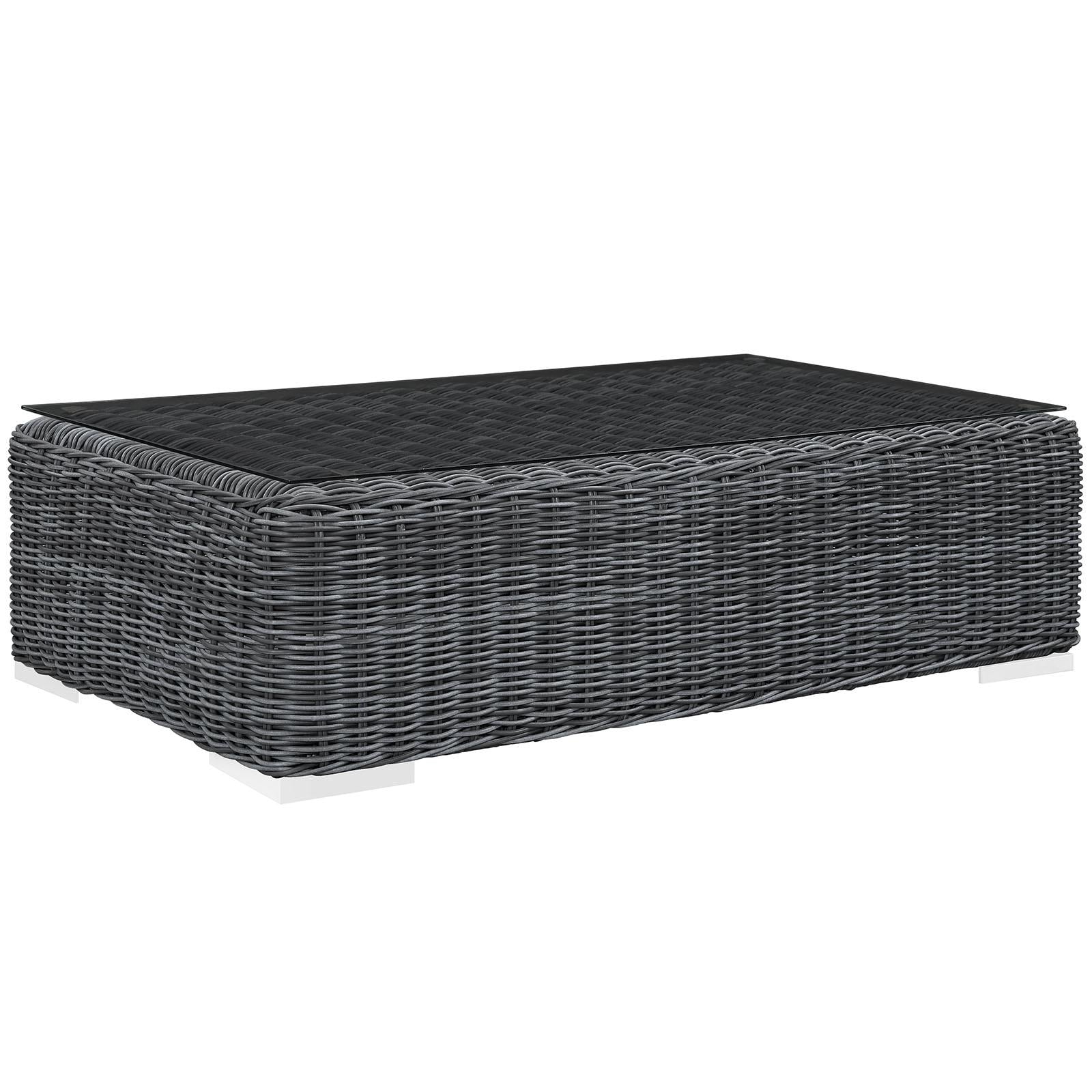 Modway Furniture Modern Summon 7 Piece Outdoor Patio Sunbrella® Sectional Set - EEI-2392