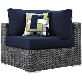 Modway Furniture Modern Summon 10 Piece Outdoor Patio Sunbrella® Sectional Set - EEI-2396