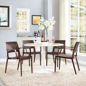 Modway Furniture Modern Astute Dining Set Set of 4 - EEI-2414-Minimal & Modern