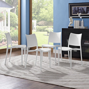 Modway Furniture Modern Hipster Dining Side Chair Set of 4 - EEI-2425