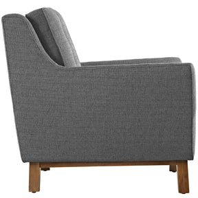Modway Furniture Modern Beguile Living Room Set Upholstered Fabric Set of 2 - EEI-2434