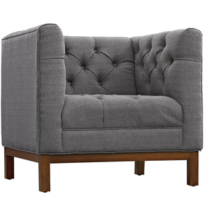 Modway Furniture Modern Panache Living Room Set Upholstered Fabric Set of 3 - EEI-2435-Minimal & Modern