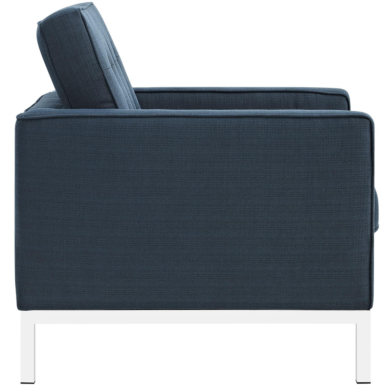 Modway Furniture Modern Loft Living Room Set Upholstered Fabric Set of 2 - EEI-2442