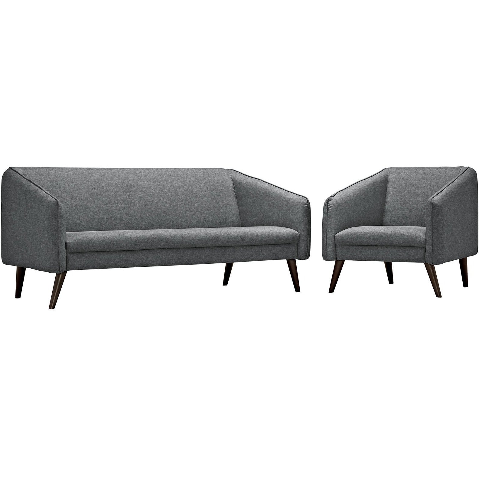 Modway Furniture Modern Slide Living Room Set Set of 2 - EEI-2453-Minimal & Modern