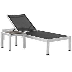 Modway Furniture Modern Shore 2 Piece Outdoor Patio Aluminum Set - EEI-2470