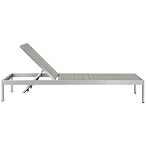 Modway Furniture Modern Shore Chaise Outdoor Patio Aluminum Set of 4 - EEI-2478