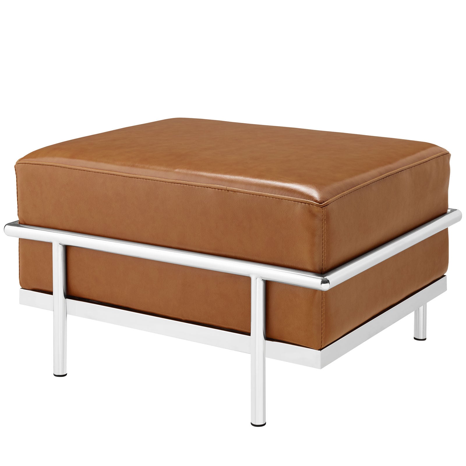 Modway Furniture Charles Grande Leather Ottoman EEI-251-Minimal & Modern