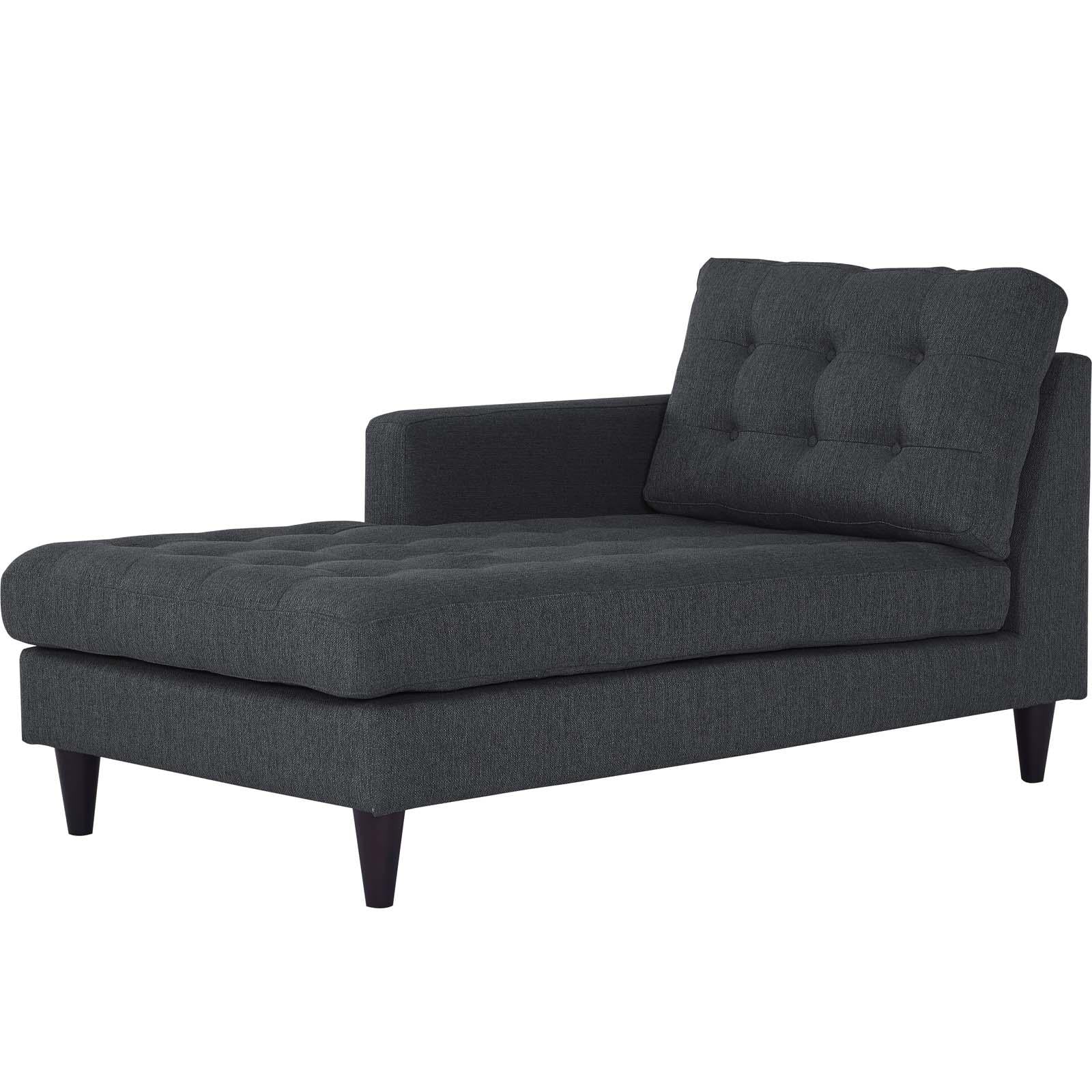 Modway Furniture Modern Empress Left-Arm Upholstered Fabric Chaise - EEI-2596