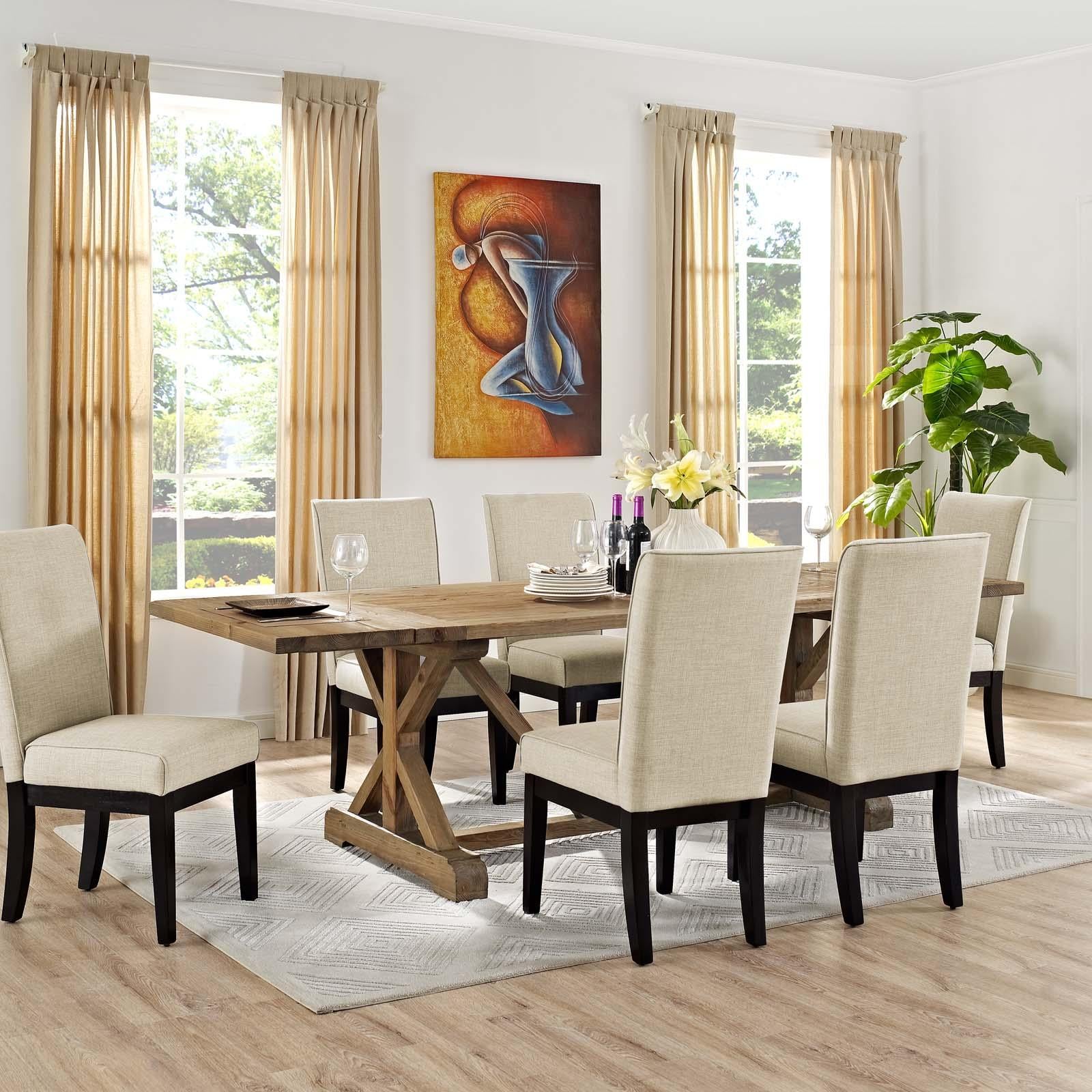 Modway Furniture Modern Den Extendable Wood Dining Table - EEI-2651