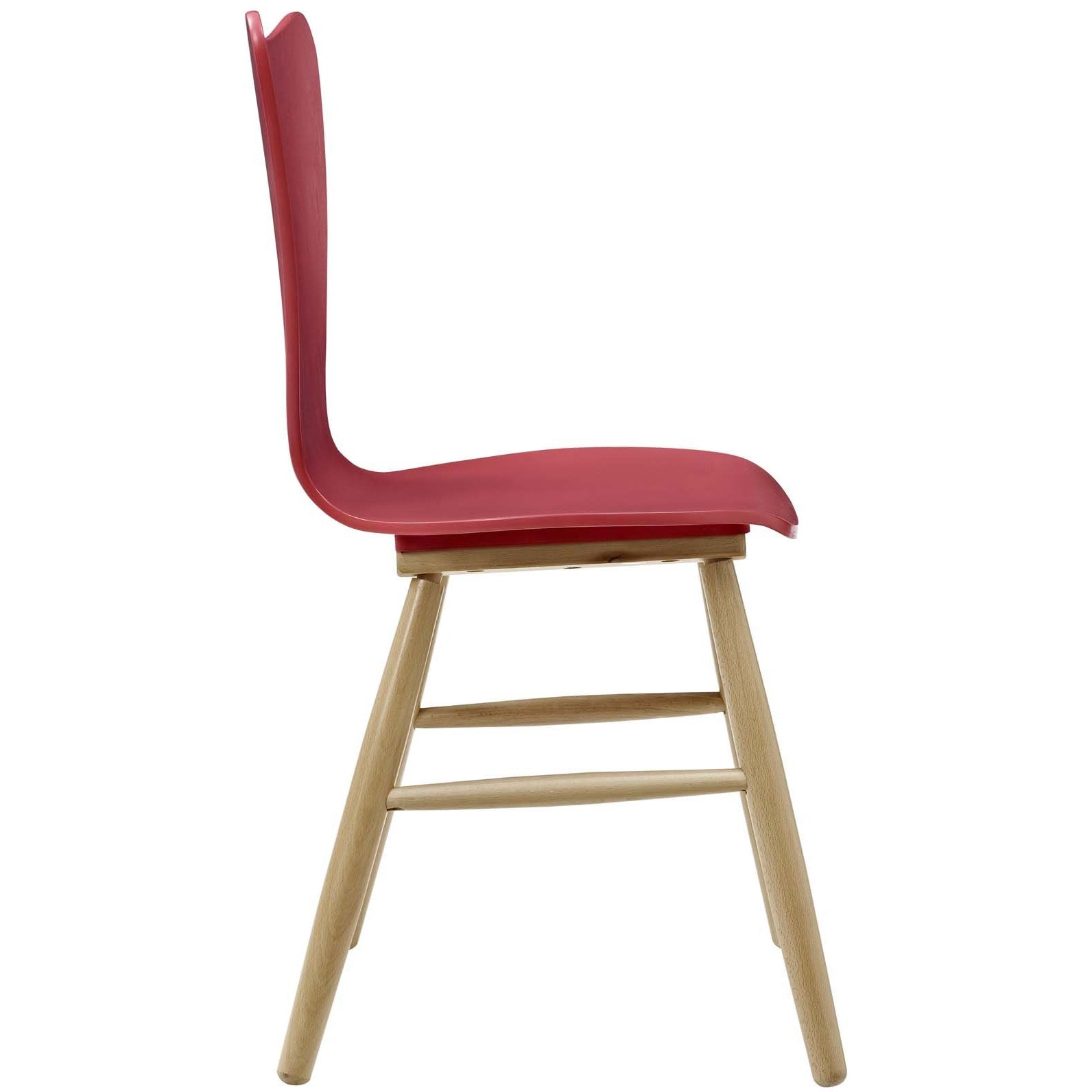 Modway Furniture Modern Cascade Wood Dining Chair - EEI-2672