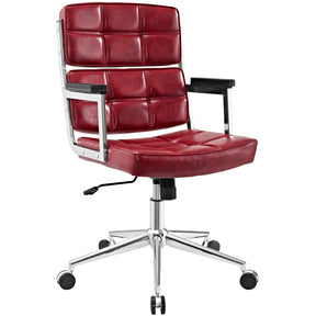 Modway Furniture Modern Portray Highback Upholstered Vinyl Office Chair - EEI-2685-Minimal & Modern