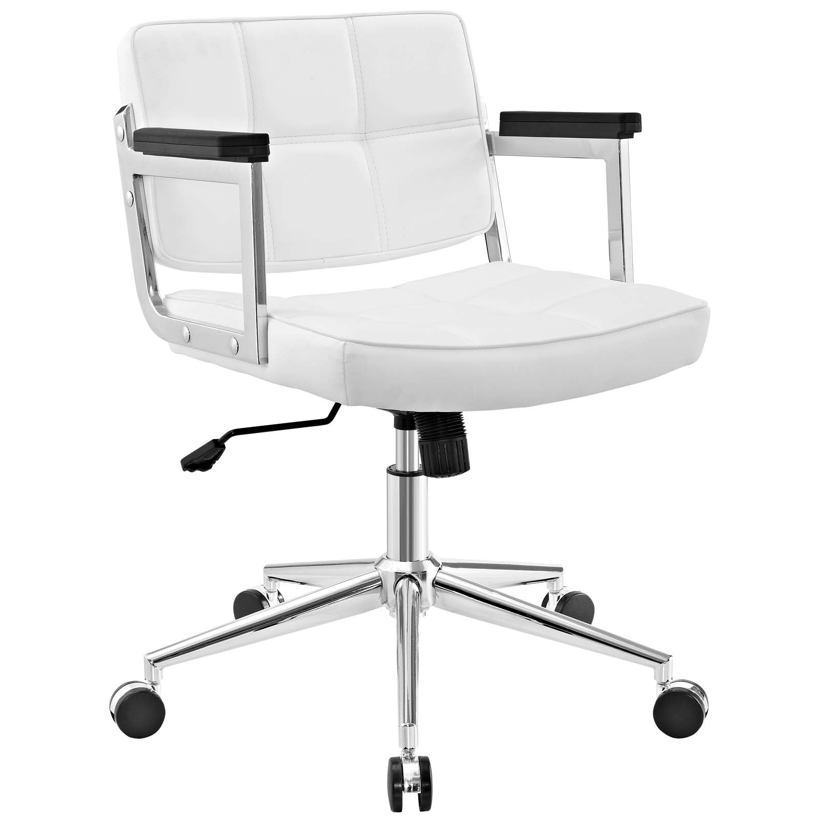 Modway Furniture Modern Portray Mid Back Upholstered Vinyl Office Chair - EEI-2686-Minimal & Modern