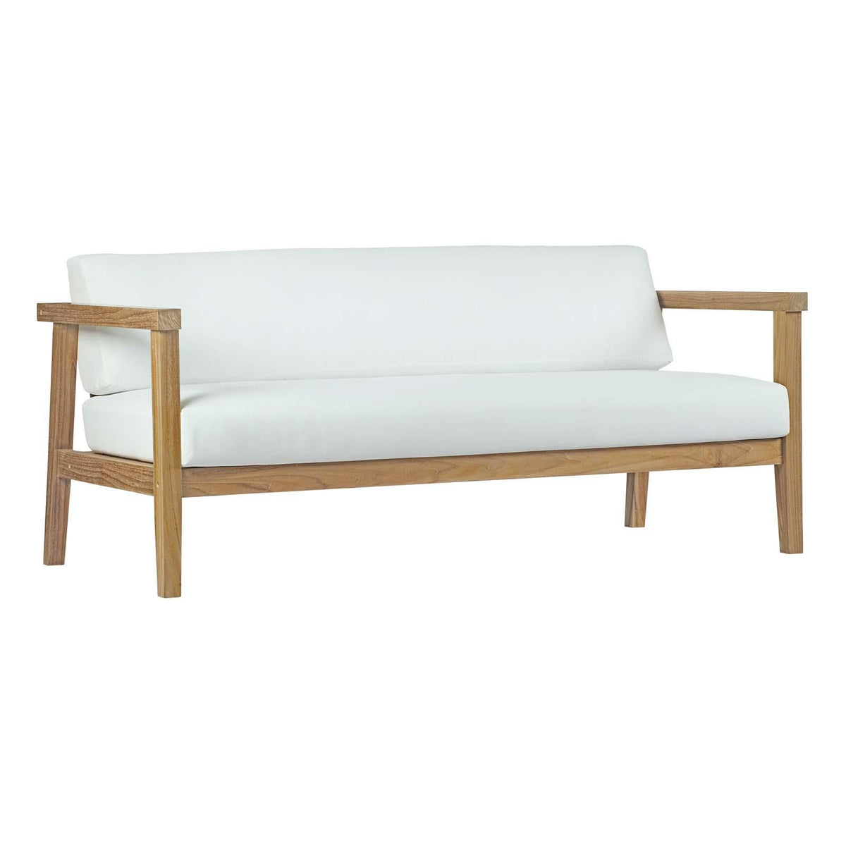 Modway Furniture Modern Bayport Outdoor Patio Teak Sofa - EEI-2696