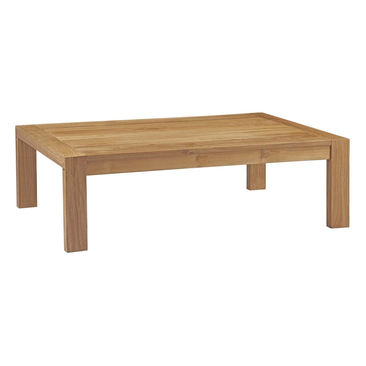 Modway Furniture Modern Upland Outdoor Patio Wood Coffee Table - EEI-2710