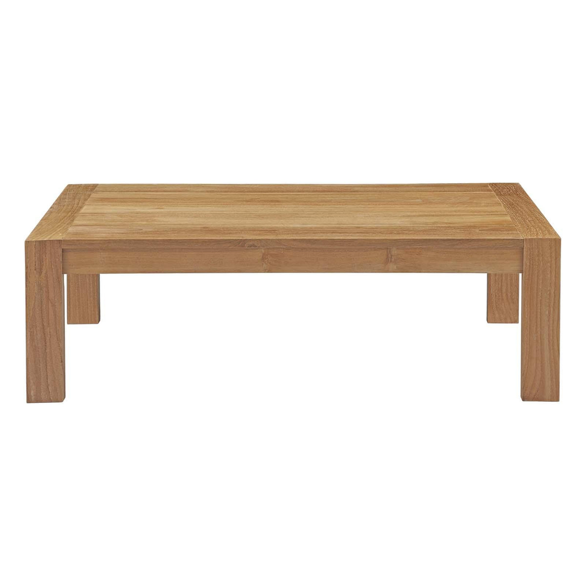 Modway Furniture Modern Upland Outdoor Patio Wood Coffee Table - EEI-2710