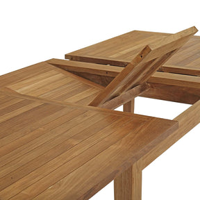 Modway Furniture Modern Marina Extendable Outdoor Patio Teak Dining Table - EEI-2714