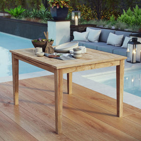 Modway Furniture Modern Marina Outdoor Patio Teak Dining Table - EEI-2715