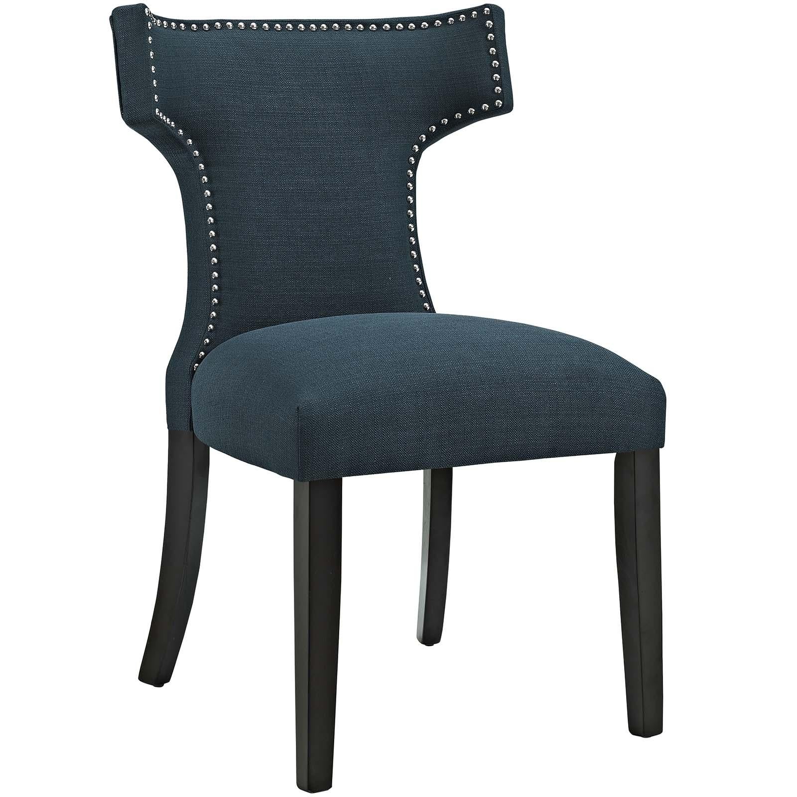 Modway Furniture Modern Curve Dining Side Chair Fabric Set of 2 - EEI-2741