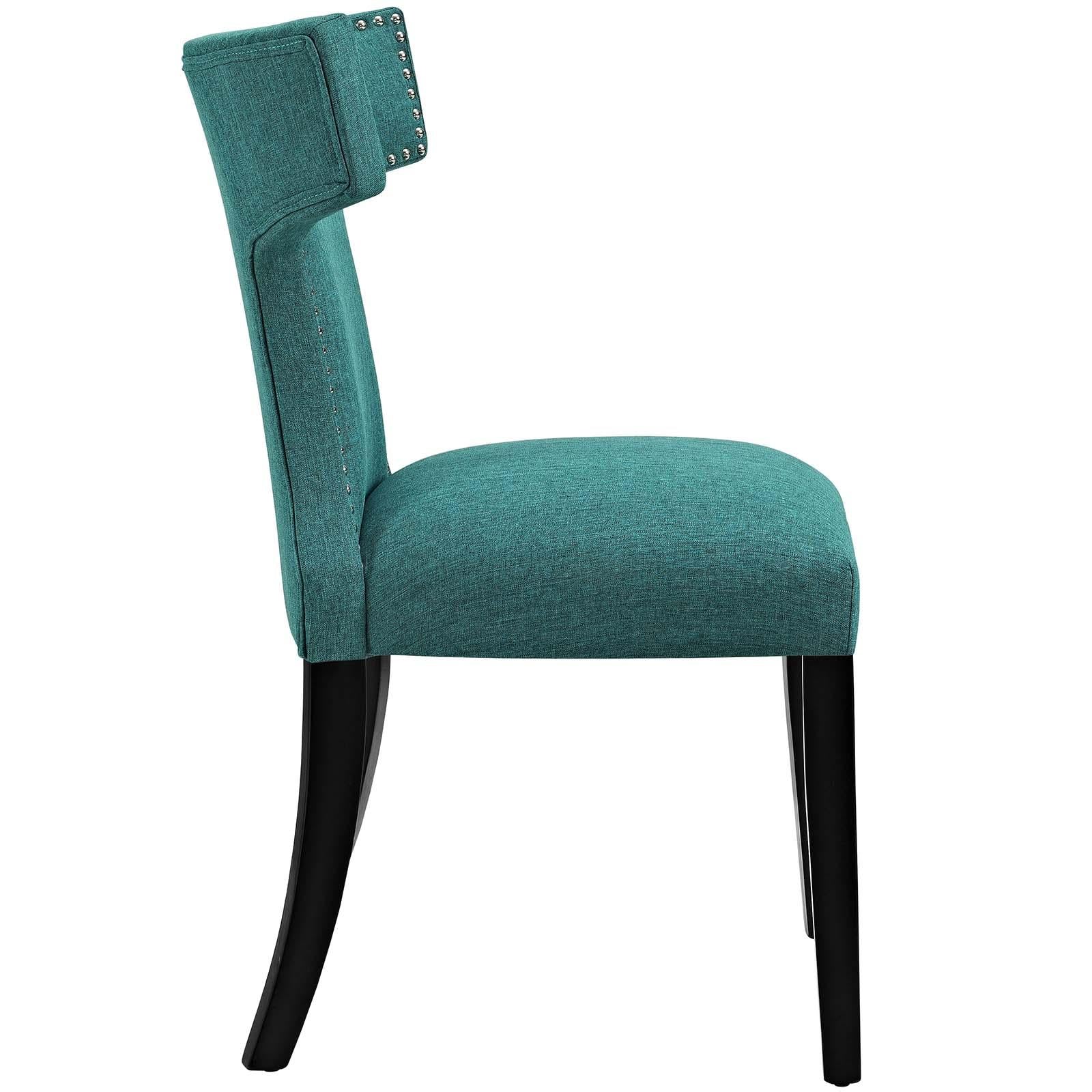 Modway Furniture Modern Curve Dining Side Chair Fabric Set of 2 - EEI-2741