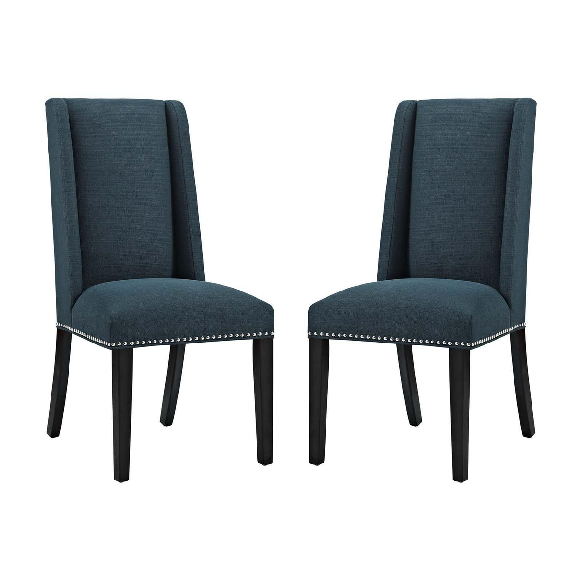 Modway Furniture Modern Baron Dining Chair Fabric Set of 2 - EEI-2748