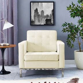Modway Furniture Modern Loft Leather Armchair - EEI-2781