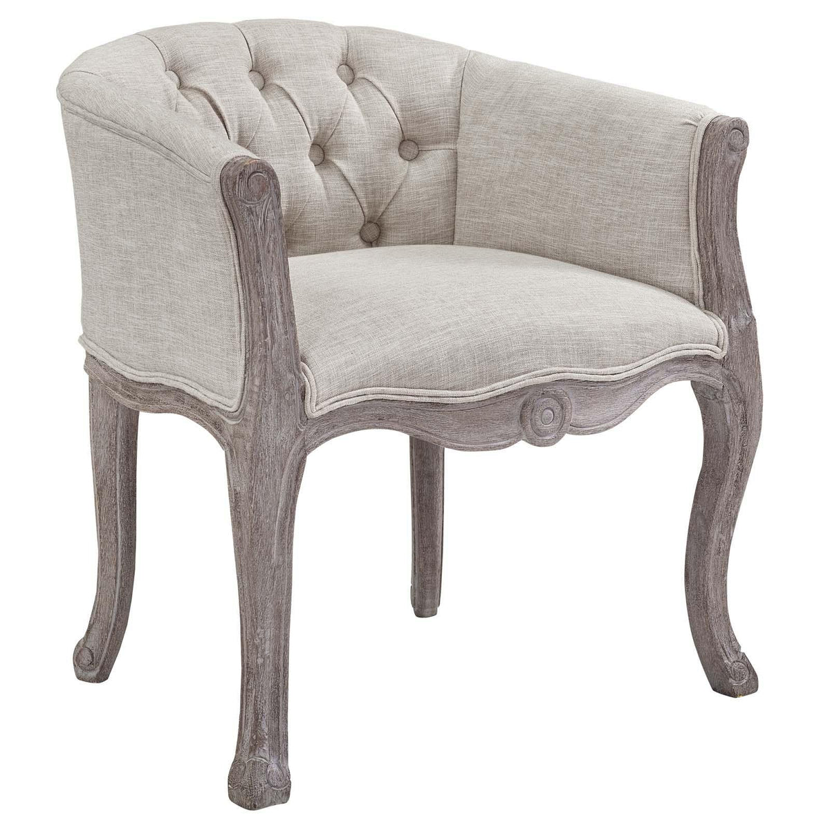 Modway Furniture Modern Crown Vintage French Upholstered Fabric Accent Chair - EEI-2793