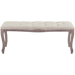 Modway Furniture Modern Regal Vintage French Upholstered Fabric Bench - EEI-2794-Minimal & Modern