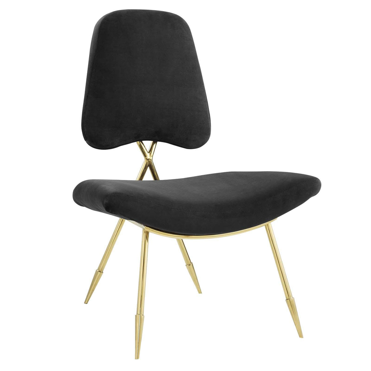 Modway Furniture Modern Ponder Performance Velvet Lounge Chair - EEI-2809