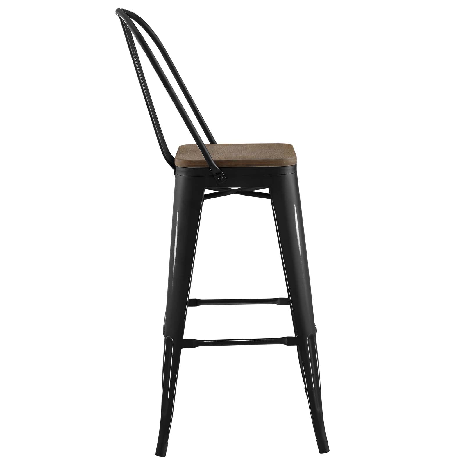 Modway Furniture Modern Promenade Metal Bar Stool - EEI-2816-Minimal & Modern