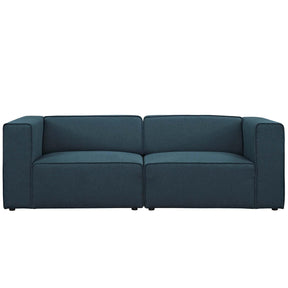 Modway Furniture Modern Mingle 2 Piece Upholstered Fabric Sectional Sofa Set - EEI-2825