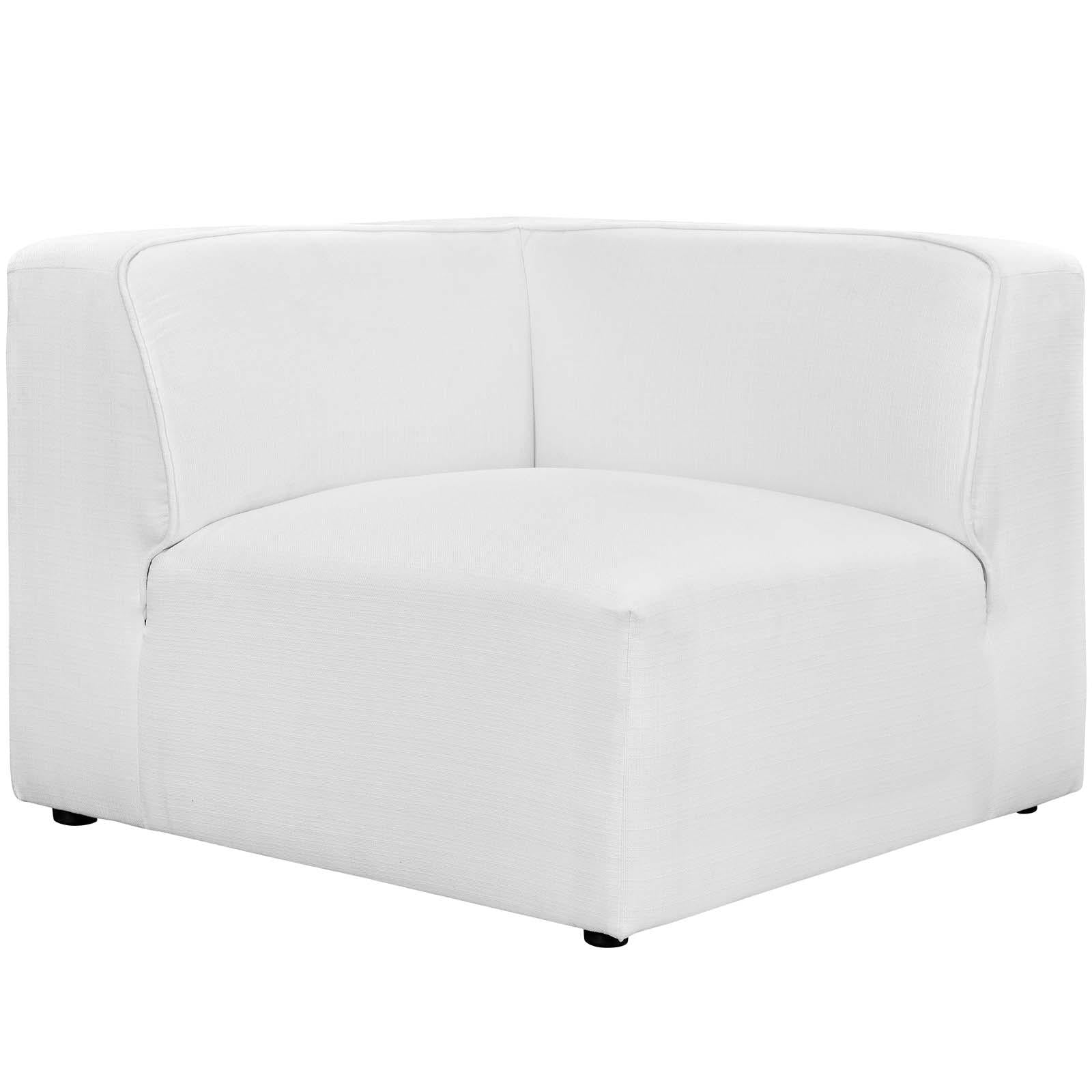 Modway Furniture Modern Mingle 5 Piece Upholstered Fabric Armless Sectional Sofa Set - EEI-2839