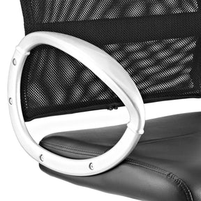 Modway Furniture Modern Emblem Mesh and Vinyl Drafting Chair - EEI-2864-Minimal & Modern