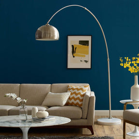 Modway Furniture Modern Sunflower Round Marble Base Floor Lamp - EEI-2906